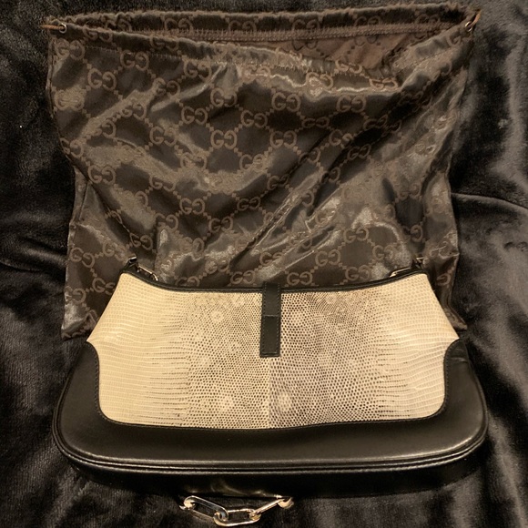 Authentic Gucci Snake Print Handbag - Picture 2 of 3